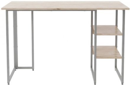 Комп'ютерний стіл Ferrum-decor Кевін 75x100x60 сірий ДСП Дуб Сан-Марино 16мм (FRD-106834)