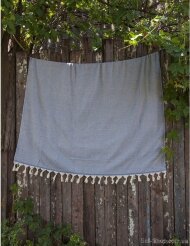 Покривало 135x180 см Stream Throw Denim Покривало 135x180 см Stream Throw Denim