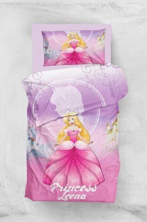 Постільна білизна 3D Micro Satin Leena Lila 160x220 см Постільна білизна 3D Micro Satin Leena Lila 160x220 см