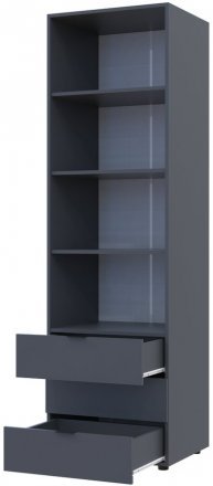 Пенал для одягу Doros Гелар Графіт 3Ш 60х49.5х203.4 DRS-011757 (41516132)