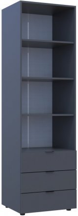 Пенал для одягу Doros Гелар Графіт 3Ш 60х49.5х203.4 DRS-011757 (41516132)