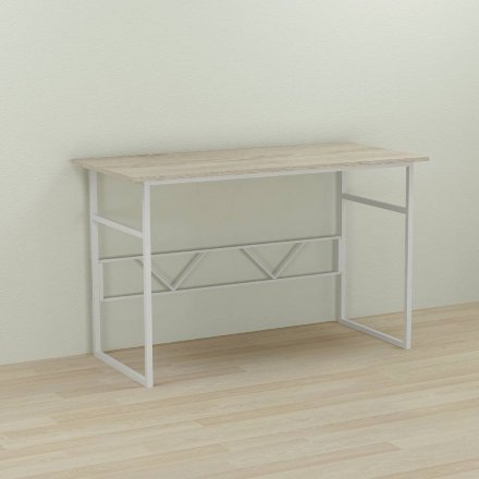 Письмовий стіл Ferrum-decor Райан 75x100x70 білий ДСП Дуб Сонома 16мм (FRD-101152)
