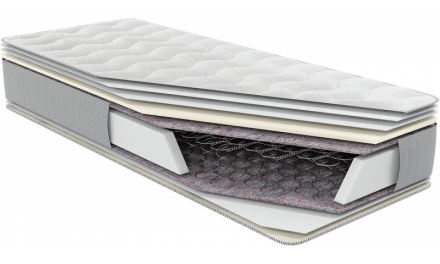 Матрац пружинний Нотте Лайт односторонній 125х190х16,5 см