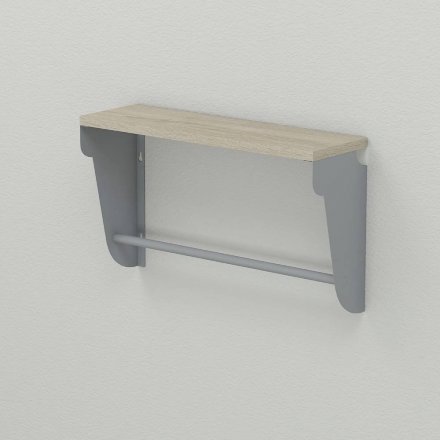 Настінна полиця Ferrum-decor Світ 300x600x150 метал Сірий ДСП Сонома 16 мм (FRD-102817) Настінна полиця Ferrum-decor Світ 300x600x150 метал Сірий ДСП Сонома 16 мм (FRD-102817)