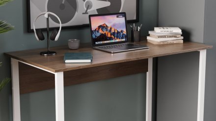 Комп'ютерний стіл Ferrum-decor Раян 76x100x60 чорний ДСП Сосна Кембра 32мм (FRD-103680)