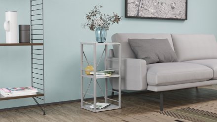 Етажерка 3/34 Ferrum-decor Серії Конект 73x34x28 сірий ДСП Бетон 16мм (FRD-105545) Етажерка 3/34 Ferrum-decor Серії Конект 73x34x28 сірий ДСП Бетон 16мм (FRD-105545)