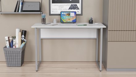 Письмовий стіл із ящиками Ferrum-decor Оскар 750x1200x600 метал Чорний ДСП Бетон 16 мм (FRD-103219) Письмовий стіл із ящиками Ferrum-decor Оскар 750x1200x600 метал Чорний ДСП Бетон 16 мм (FRD-103219)