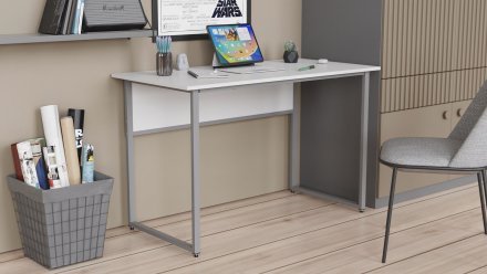 Письмовий стіл із ящиками Ferrum-decor Оскар 750x1200x600 метал Чорний ДСП Бетон 16 мм (FRD-103219) Письмовий стіл із ящиками Ferrum-decor Оскар 750x1200x600 метал Чорний ДСП Бетон 16 мм (FRD-103219)