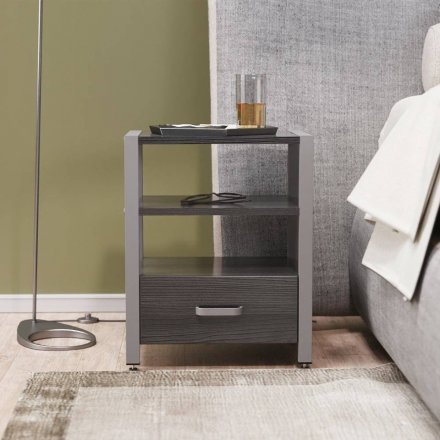 Тумба універсальна Ferrum-decor Вів'єн 1/1 50x41x40 сірий ДСП Сосна Кембра 16мм (FRD-104155) Тумба універсальна Ferrum-decor Вів'єн 1/1 50x41x40 сірий ДСП Сосна Кембра 16мм (FRD-104155)