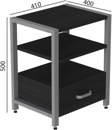 Тумба універсальна Ferrum-decor Вів'єн 1/1 50x41x40 сірий ДСП Сосна Кембра 16мм (FRD-104155) Тумба універсальна Ferrum-decor Вів'єн 1/1 50x41x40 сірий ДСП Сосна Кембра 16мм (FRD-104155)