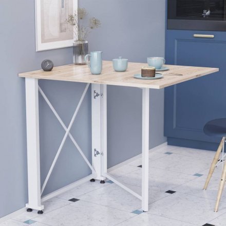 Стіл-книга трансформер Оріон 1 Ferrum-decor 750x810x730 Білий метал ДСП Дуб Сан-Марино 16 мм (FRD-104605) Стіл-книга трансформер Оріон 1 Ferrum-decor 750x810x730 Білий метал ДСП Дуб Сан-Марино 16 мм (FRD-104605)