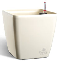 Розумний вазон Quadrato Flower Lover 25 см 41116633 Білий глянсовий