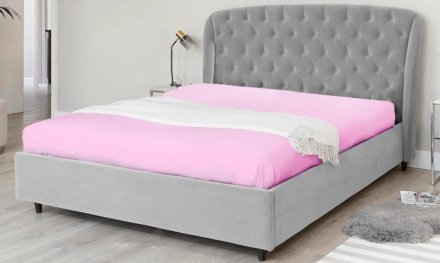 Простирадло на резинці Софт Найт рожева трикотаж 80х200 см Простирадло на резинці Софт Найт рожева трикотаж 80х200 см