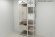 Шафа Гардероб Уні секція 5 серії Конект Ferrum-decor 220x60x50см Білий метал ДСП Дуб Сонома 32 мм (FRD-104521)