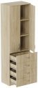 Шафа Анжело Ferrum-decor на 3 полиць з 2 дверима та 4 ящики 1900x600x380 ДСП Дуб Сонома 16 мм (FRD-104992)