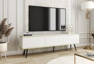 Тумба під телевізор Perfect Home Оро / Oro 3-дверна з чорними ніжками RTV175 Білий (PFH-091336) Тумба під телевізор Perfect Home Оро / Oro 3-дверна з чорними ніжками RTV175 Білий (PFH-091336)
