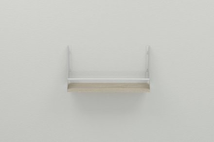 Настінна полиця Ferrum-decor Ізі 260x600x150 метал Білий ДСП Сонома 16 мм (FRD-102936) Настінна полиця Ferrum-decor Ізі 260x600x150 метал Білий ДСП Сонома 16 мм (FRD-102936)