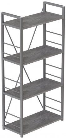 Етажерка 4/60 Ferrum-decor Серії Конект 120x60x28 сірий ДСП Бетон 16мм (FRD-105547) Етажерка 4/60 Ferrum-decor Серії Конект 120x60x28 сірий ДСП Бетон 16мм (FRD-105547)