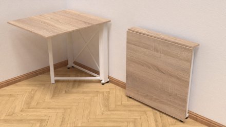 Стіл-книга трансформер Оріон 1 Ferrum-decor 750x810x730 Білий метал ДСП Дуб Сонома 16 мм (FRD-104607) Стіл-книга трансформер Оріон 1 Ferrum-decor 750x810x730 Білий метал ДСП Дуб Сонома 16 мм (FRD-104607)