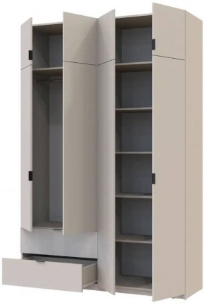 Шафа для одягу Doros Лукас Кашемір 160х50х240 (DRS-011622) Шафа для одягу Doros Лукас Кашемір 160х50х240 (DRS-011622)