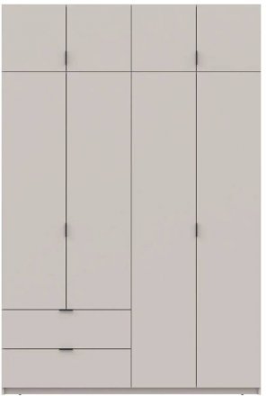 Шафа для одягу Doros Лукас Кашемір 160х50х240 (DRS-011622) Шафа для одягу Doros Лукас Кашемір 160х50х240 (DRS-011622)