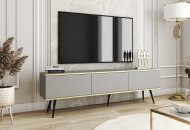 Тумба під телевізор Perfect Home Оро / Oro 3-дверна з чорними ніжками RTV175 Сірий (PFH-091338) Тумба під телевізор Perfect Home Оро / Oro 3-дверна з чорними ніжками RTV175 Сірий (PFH-091338)