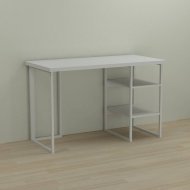 Письмовий стіл Ferrum-decor Кевін 76x120x70 білий ДСП Біле 32мм (FRD-101282) Письмовий стіл Ferrum-decor Кевін 76x120x70 білий ДСП Біле 32мм (FRD-101282)