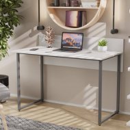 Письмовий стіл Ferrum-decor Скай 75x100x60 сірий ДСП Біле 16мм (FRD-101531)