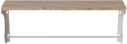 Полиця настінна Ferrum-decor Юзібі 270x700x150 метал Білий ДСП Дуб Сан-Марино 16 мм (FRD-102703) Полиця настінна Ferrum-decor Юзібі 270x700x150 метал Білий ДСП Дуб Сан-Марино 16 мм (FRD-102703)
