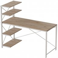 Комп'ютерний стіл Ferrum-decor Джек 75x120x60 Білий ДСП Дуб Сан-Марино (FRD-104387) Комп'ютерний стіл Ferrum-decor Джек 75x120x60 Білий ДСП Дуб Сан-Марино (FRD-104387)