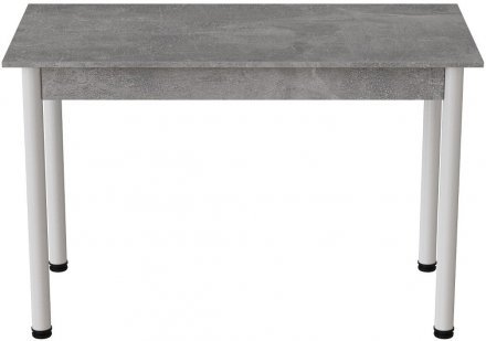 Стіл кухонний Ferrum-decor Беніта 75x120x60 Білий ДСП Бетон 16мм (FRD-105564) Стіл кухонний Ferrum-decor Беніта 75x120x60 Білий ДСП Бетон 16мм (FRD-105564)