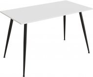 Кухонний стіл Марсель 40 Ferrum-decor 75x120x60 Чорний метал ДСП Білий 16 мм (FRD-106759) Кухонний стіл Марсель 40 Ferrum-decor 75x120x60 Чорний метал ДСП Білий 16 мм (FRD-106759)