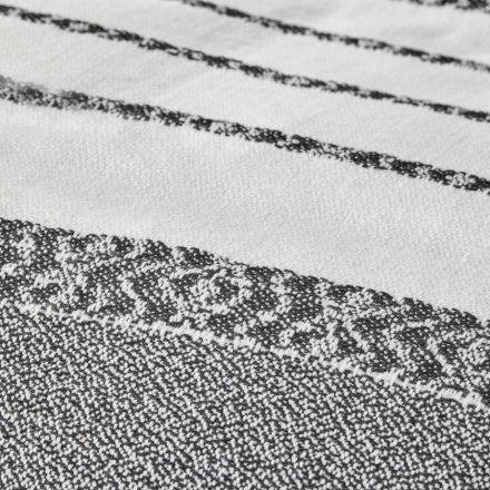 Постільна білизна Baho siyah чорний pike jacquard 200х220 євро svt-2000022280068 Постільна білизна Baho siyah чорний pike jacquard 200х220 євро svt-2000022280068