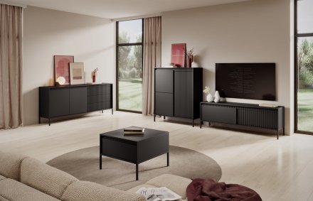 Стіл журнальний Perfect Home Сенсо / Senso 68 Чорний (PFH-091139) Стіл журнальний Perfect Home Сенсо / Senso 68 Чорний (PFH-091139)