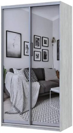 Шафа-купе Doros Сити Лайт Сосна Натті 2 Дзеркала 120х45х225 (DRS-011957) Шафа-купе Doros Сити Лайт Сосна Натті 2 Дзеркала 120х45х225 (DRS-011957)