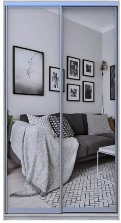 Шафа-купе Doros Сити Лайт Сосна Натті 2 Дзеркала 120х45х225 (DRS-011957) Шафа-купе Doros Сити Лайт Сосна Натті 2 Дзеркала 120х45х225 (DRS-011957)
