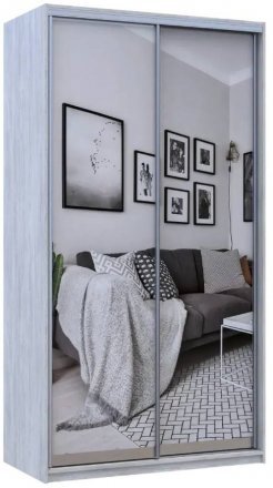 Шафа-купе Doros Сити Лайт Сосна Натті 2 Дзеркала 120х45х225 (DRS-011957) Шафа-купе Doros Сити Лайт Сосна Натті 2 Дзеркала 120х45х225 (DRS-011957)