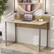 Письмовий стіл Ferrum-decor Скай 75x100x60 сірий ДСП Дуб Сонома 16мм (FRD-101532)