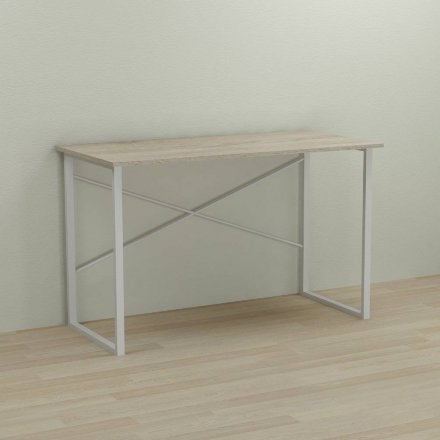 Письмовий стіл Ferrum-decor Дейв 75x140x70 білий ДСП Дуб Сонома 16мм (FRD-102187) Письмовий стіл Ferrum-decor Дейв 75x140x70 білий ДСП Дуб Сонома 16мм (FRD-102187)