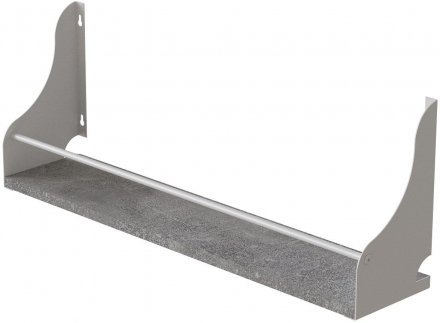 Настінна полиця Ferrum-decor Ізі 260x600x150 метал Білий ДСП Бетон 16 мм (FRD-102939) Настінна полиця Ferrum-decor Ізі 260x600x150 метал Білий ДСП Бетон 16 мм (FRD-102939)