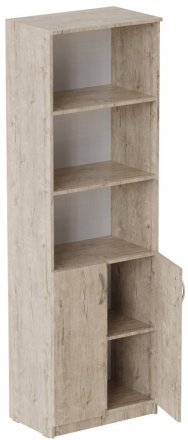 Шафа Анжело Ferrum-decor на 5 полиць з 2 дверима 1900x600x380 ДСП Дуб Сан-Марино 16 мм (FRD-104996) Шафа Анжело Ferrum-decor на 5 полиць з 2 дверима 1900x600x380 ДСП Дуб Сан-Марино 16 мм (FRD-104996)