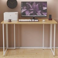 Комп'ютерний стіл Ferrum-decor Ханна 75x100x60 білий ДСП Дуб Артизан 16мм (FRD-106203)