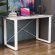 Письмовий стіл Ferrum-decor Драйв 750x1000x600 Білий метал ДСП Бетон 16 мм (FRD-103107)