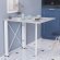 Стіл-книга трансформер Оріон 1 Ferrum-decor 750x810x730 Білий метал ДСП Бетон 16 мм (FRD-104610)