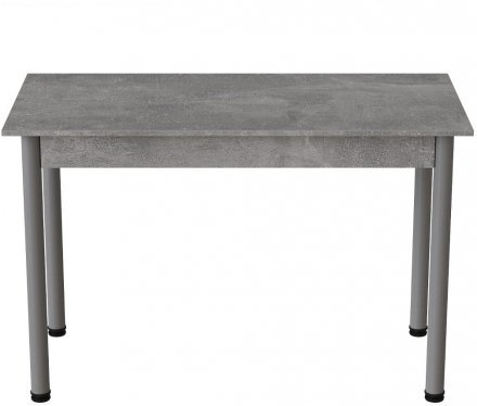 Стіл кухонний Ferrum-decor Беніта 75x120x60 Сірий ДСП Бетон 16мм (FRD-105565)