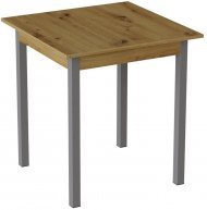 Стіл кухонний Ferrum-decor Дієго 75x70x70 Сірий ДСП Дуб Артизан 16мм (FRD-105707) Стіл кухонний Ferrum-decor Дієго 75x70x70 Сірий ДСП Дуб Артизан 16мм (FRD-105707)