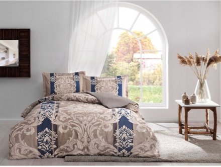 Постільна білизна сатин Ethan kahve v08 кава євро svt-2000022297196 Постільна білизна сатин Ethan kahve v08 кава євро svt-2000022297196