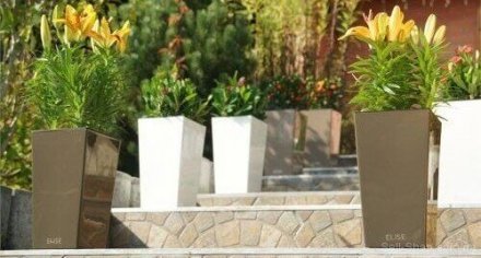 Вазон Elise 30 см білий матовий 4111386010 Вазон Elise 30 см білий матовий 4111386010