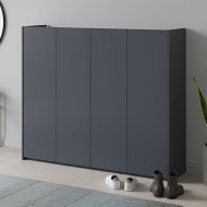 Тумба для взуття Doros Кассель Графіт 4 ДСП 128х40х110 (DRS-011826) Тумба для взуття Doros Кассель Графіт 4 ДСП 128х40х110 (DRS-011826)