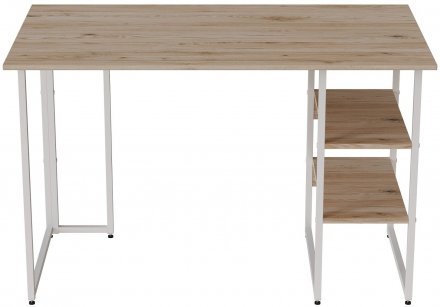 Комп'ютерний стіл Ferrum-decor Кевін 75x120x70 білий ДСП Дуб Сан-Марино 32мм (FRD-101285) Комп'ютерний стіл Ferrum-decor Кевін 75x120x70 білий ДСП Дуб Сан-Марино 32мм (FRD-101285)